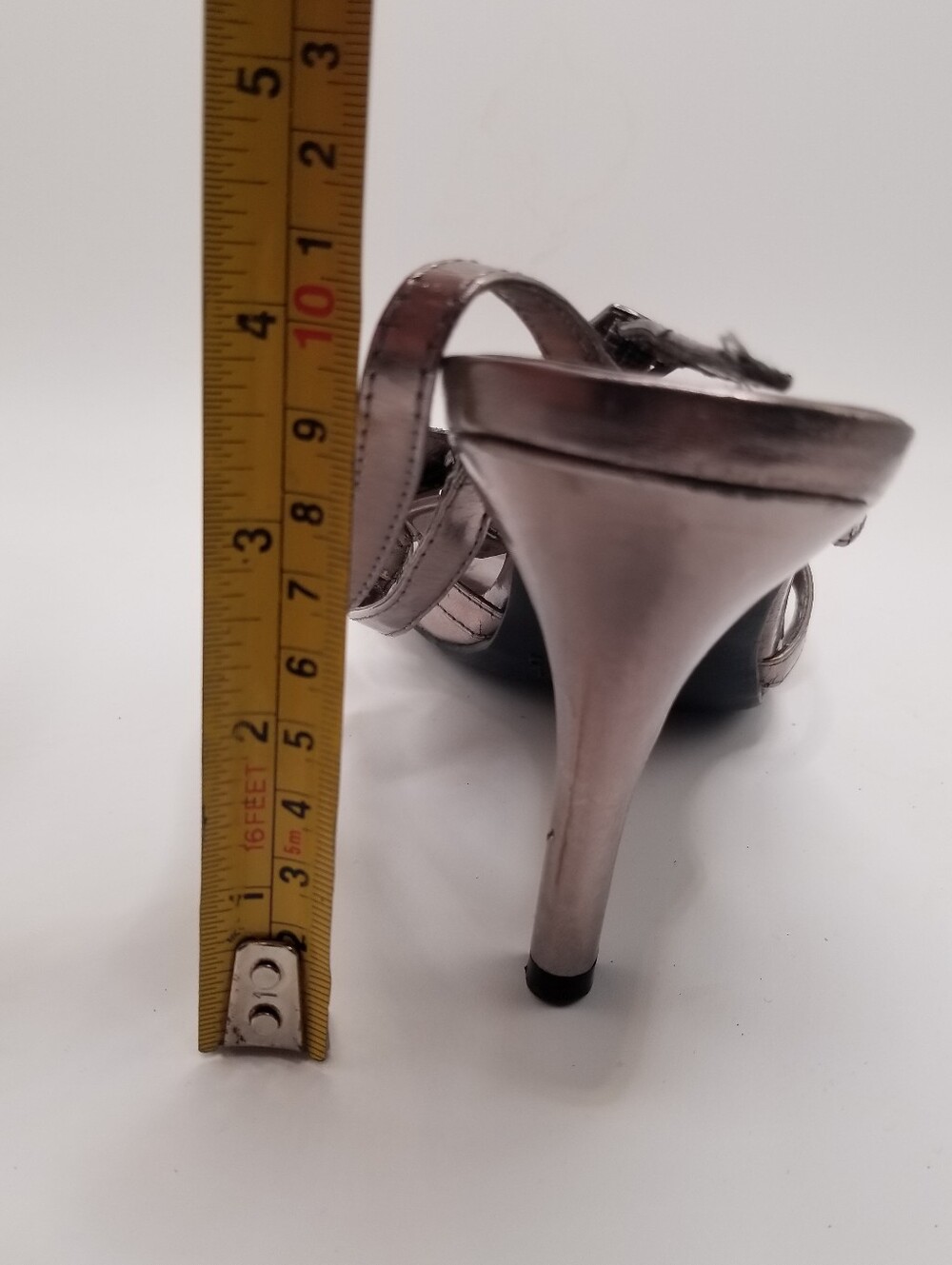 Naturalizer Metallic Floral Embellished Strappy Heels Size 7.5 - Picture 12 of 14